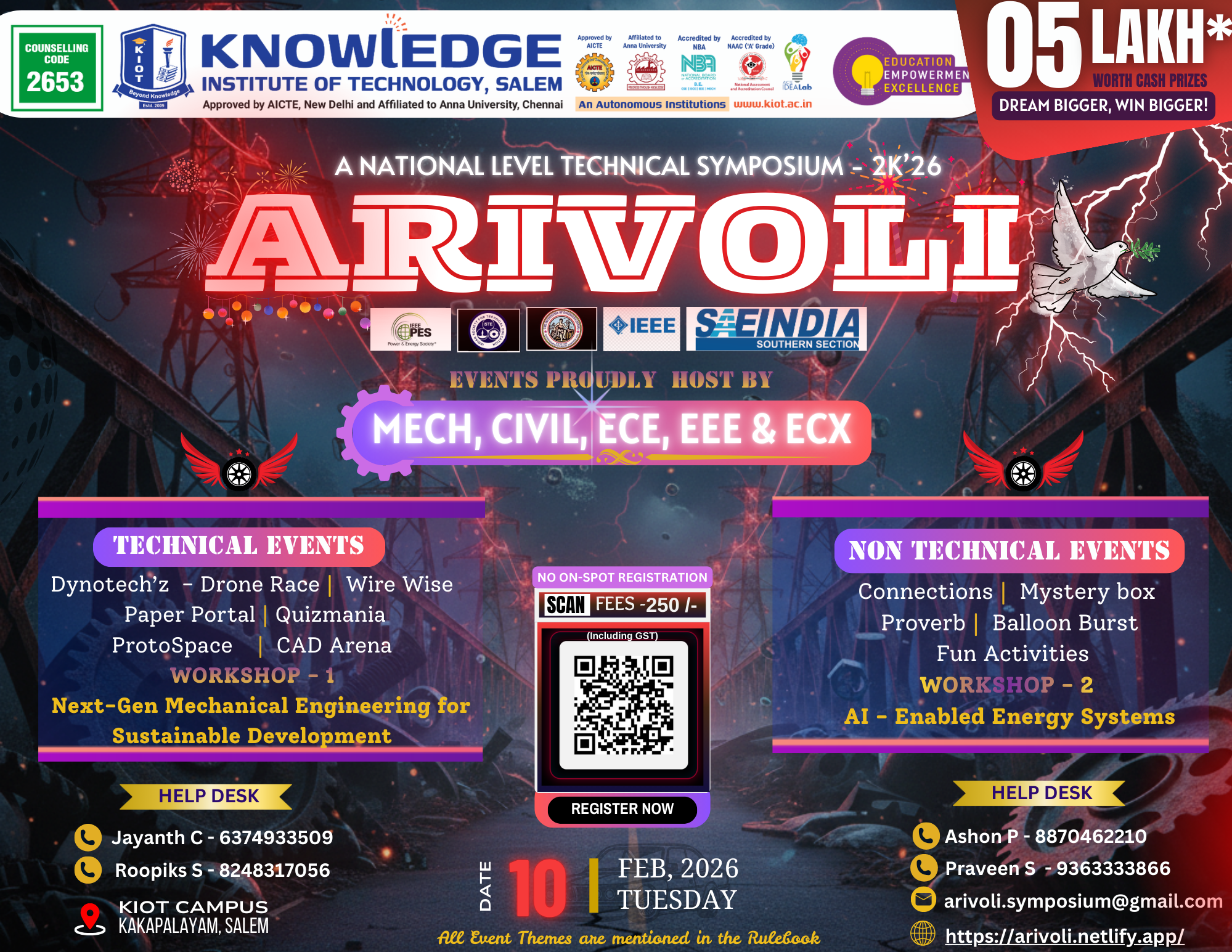 ARIVOLI 2K26 Poster
